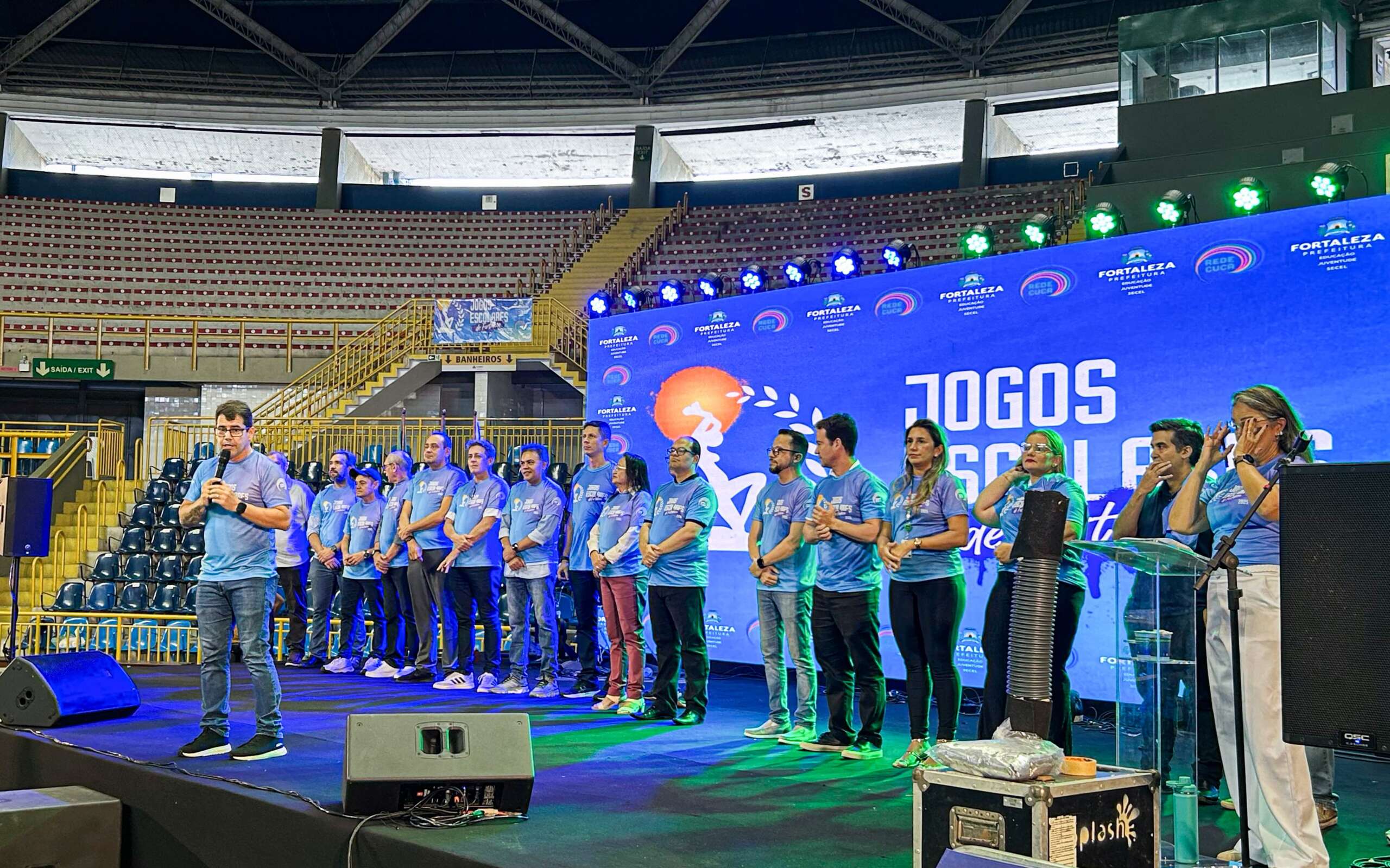 Sesporte participa da abertura dos Jogos Escolares de Fortaleza 2025