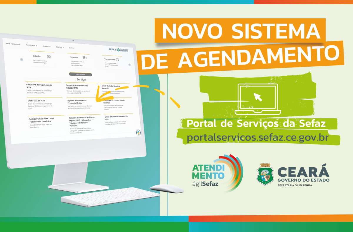 Novo sistema de agendamento da Sefaz-CE facilita atendimento presencial e por videoconferência