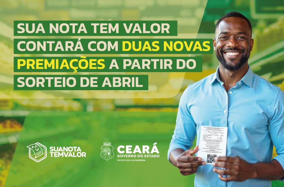 Sua Nota Tem Valor terá duas novas premiações a partir dos pontos gerados em março