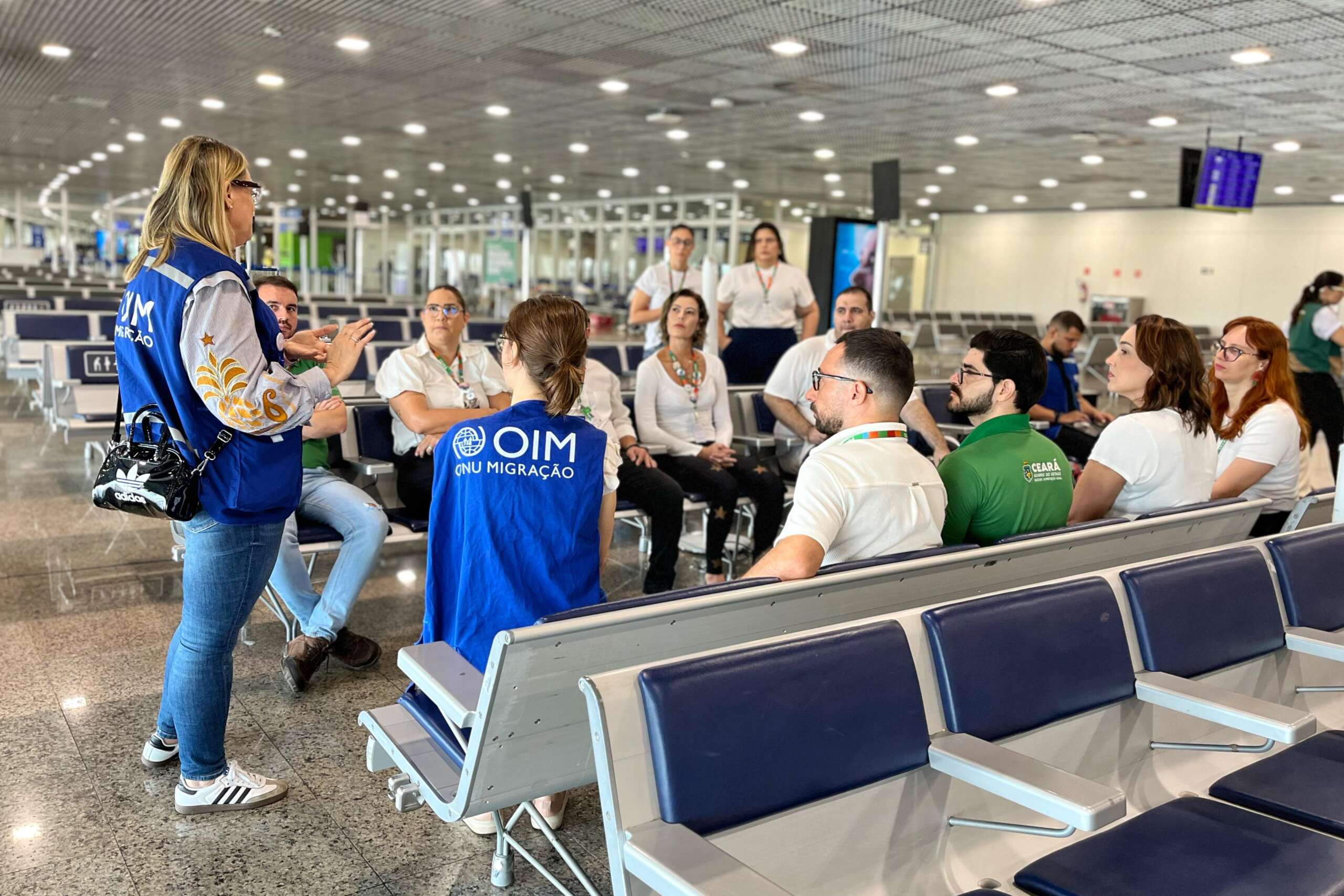 Sedih reforça acolhimento humanizado em oitava operação de recepção a brasileiros repatriados dos EUA no Ceará