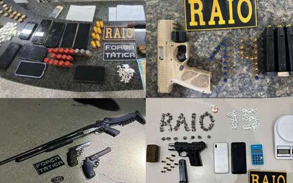 Forças de Segurança do Ceará apreendem 50 armas de fogo nesse fim de semana