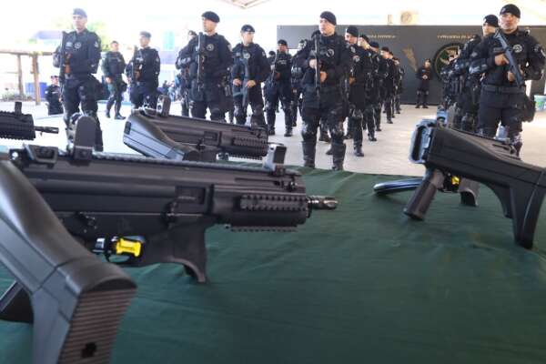 Com investimento de quase R$ 3 milhões, Governo do Ceará reforça CPRaio com 300 carabinas