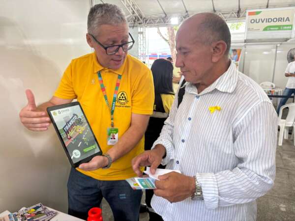 Detran-CE promove oficinas educativas e prestação de serviços em evento alusivo ao Mês do Trabalhador