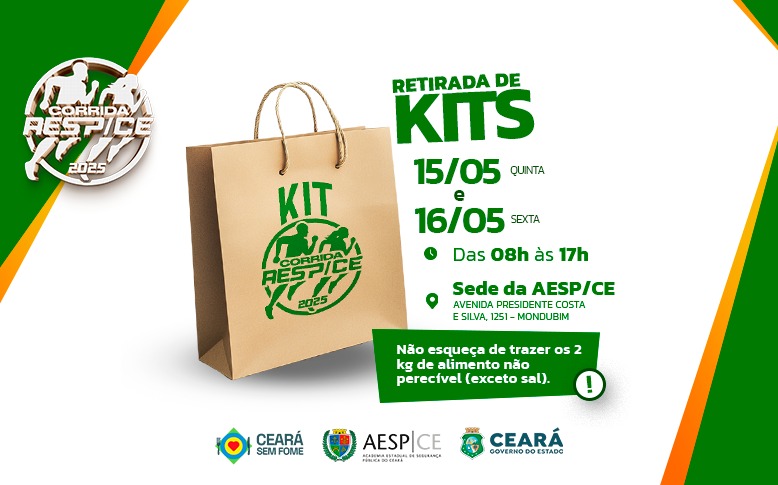 Corrida Aesp 2025: entregas dos kits ocorrem nesta quinta (15) e sexta-feira (16)