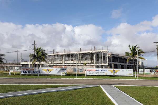 Obras do campus ITA Ceará aceleram e entrega da primeira etapa está prevista para 2026