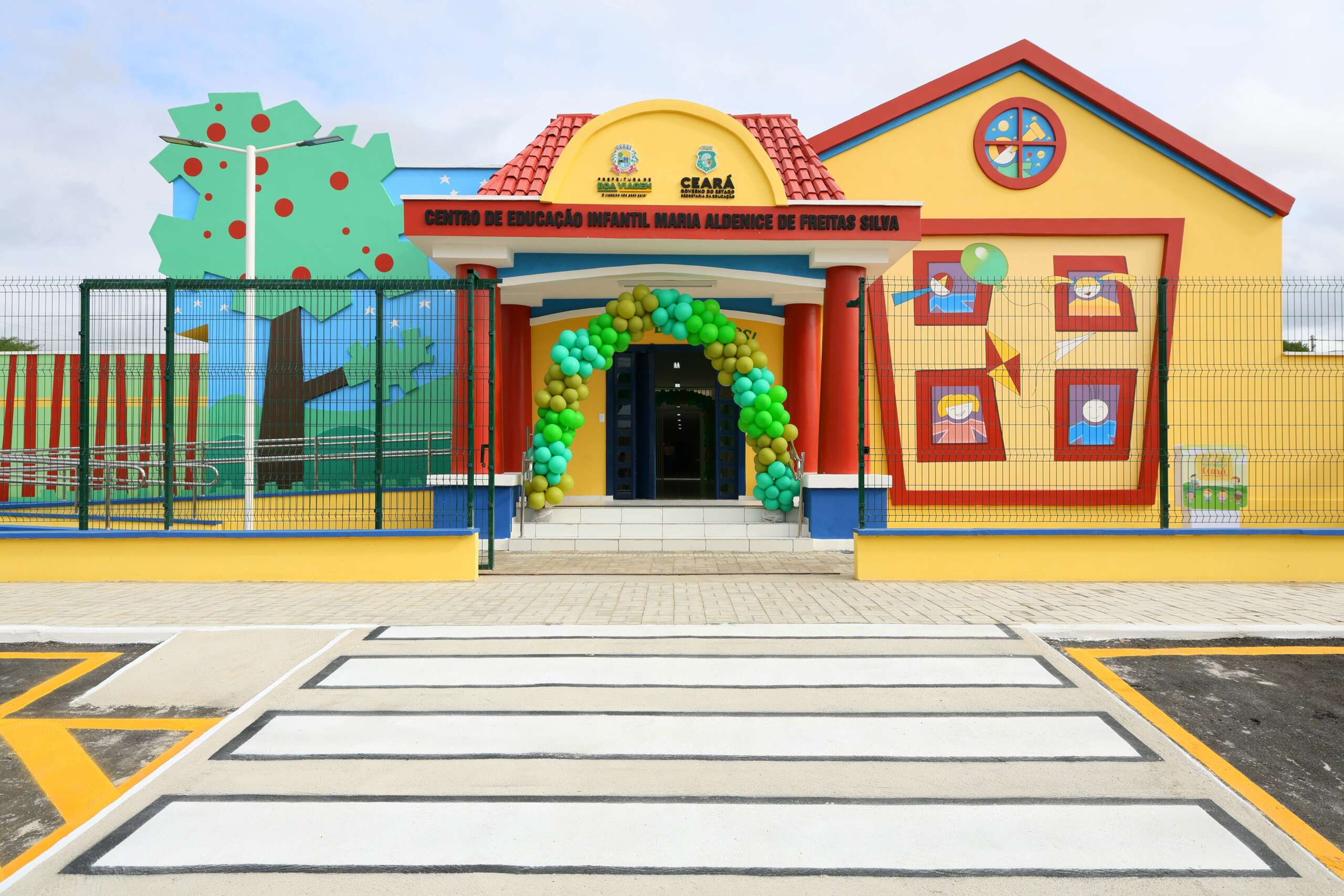 População de Boa Viagem recebe novo Centro de Educação Infantil entregue pelo Governo do Ceará