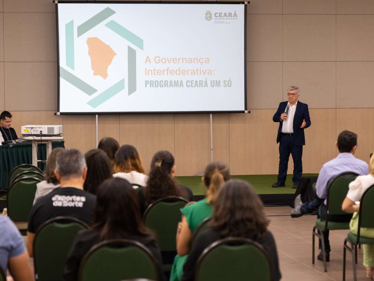 Seplag apresenta o programa Ceará Um Só no Triplo Fórum Internacional da Governança