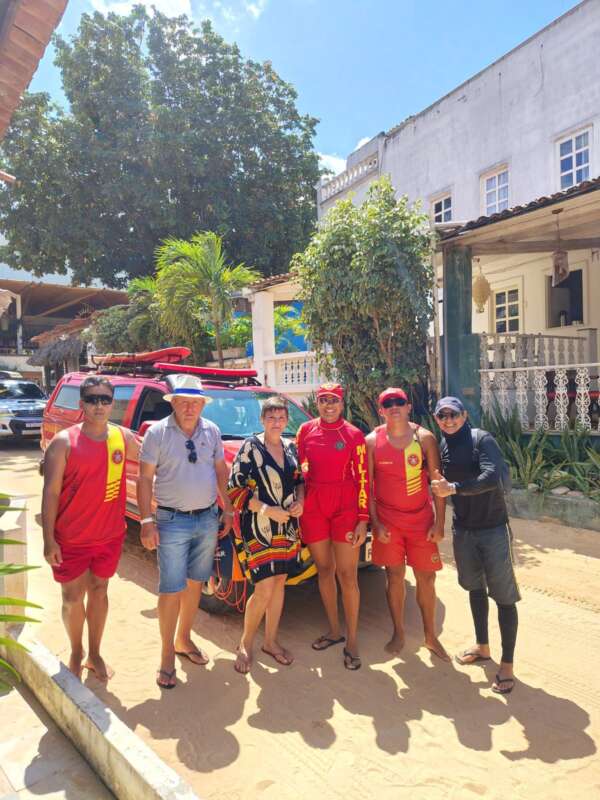 Turista gaúcha é resgatada pelo Corpo de Bombeiros em Jijoca de Jericoacoara