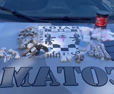 Com apoio da Coin/SSPDS, PMCE apreende adolescentes com drogas e armas na Capital