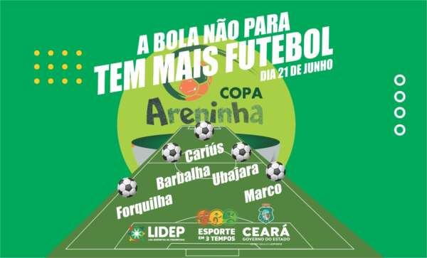 Sesporte realiza mais uma rodada da Copa Areninha do Ceará
