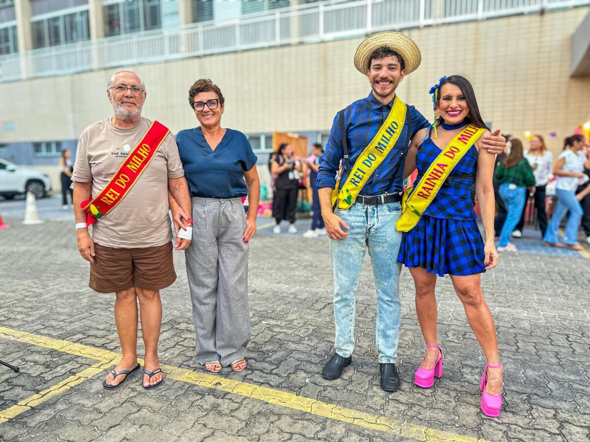 Festa junina do HGF reúne cultura, cuidado e humanização no ambiente hospitalar