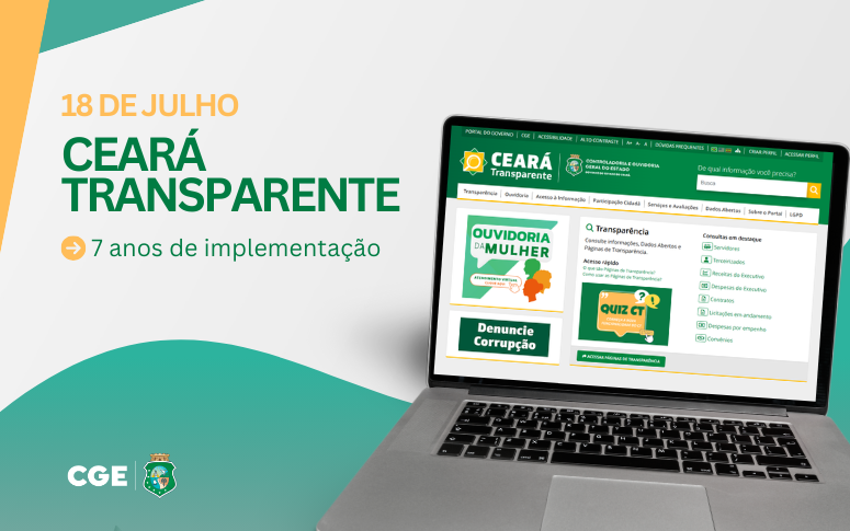 Ceará Transparente completa sete anos com mais acessos, linguagem simples e foco na participação cidadã