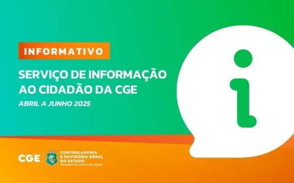 Serviço de Informação ao Cidadão da CGE mantém resolubilidade de 100% no 2º trimestre de 2025