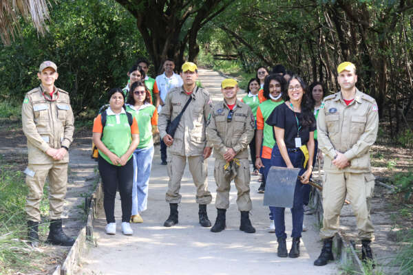 AJAs do Cocó recebem capacitação em combate a incêndios florestais