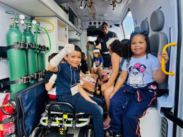 Projeto Samuzinho ensina prevenção de acidentes e primeiros socorros a crianças