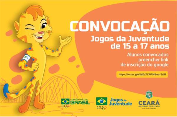 Sesporte divulga lista dos alunos-atletas de 15 a 17 anos e técnicos convocados para os Jogos da Juventude, em Brasília