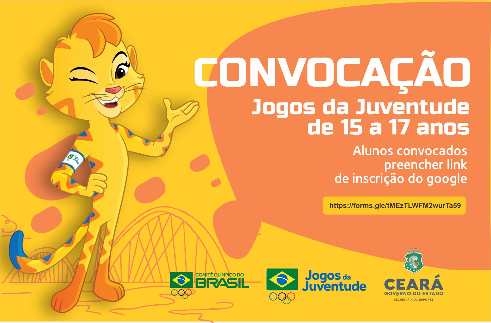 Sesporte divulga lista dos alunos-atletas de 15 a 17 anos e técnicos convocados para os Jogos da Juventude, em Brasília