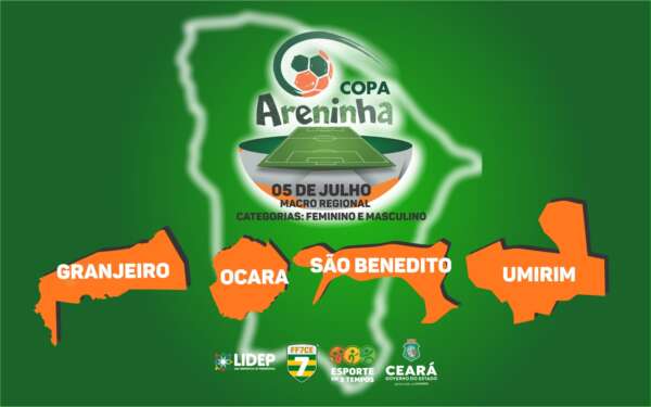 Copa Areninha do Ceará realiza mais uma etapa Macrorregional neste sábado (5)