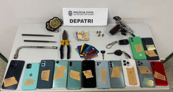 Seis pessoas suspeitas de roubo a farmácias são capturadas pela PCCE em Fortaleza