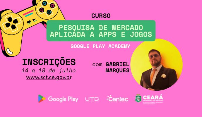 Secitece lança curso gratuito em parceria com a Google sobre pesquisa de mercado para apps e jogos
