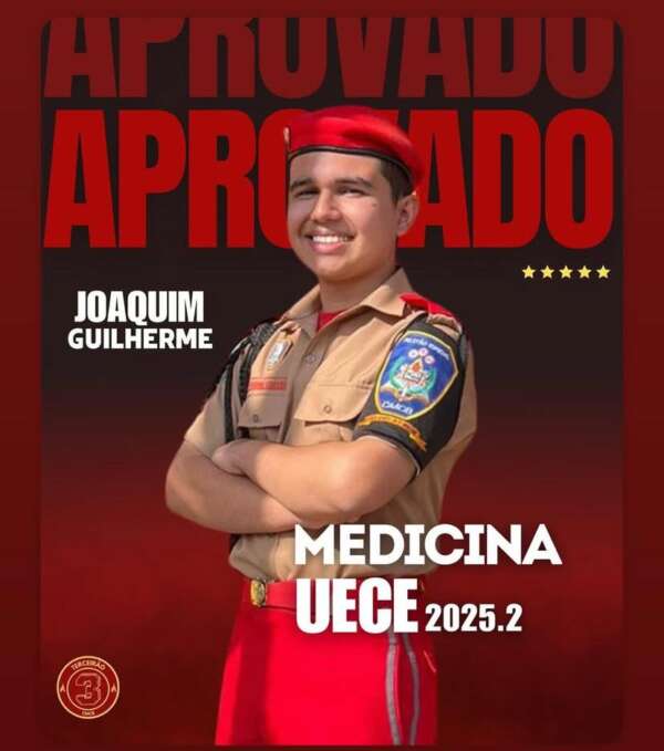 Dois alunos do Colégio dos Bombeiros são aprovados em medicina na UECE