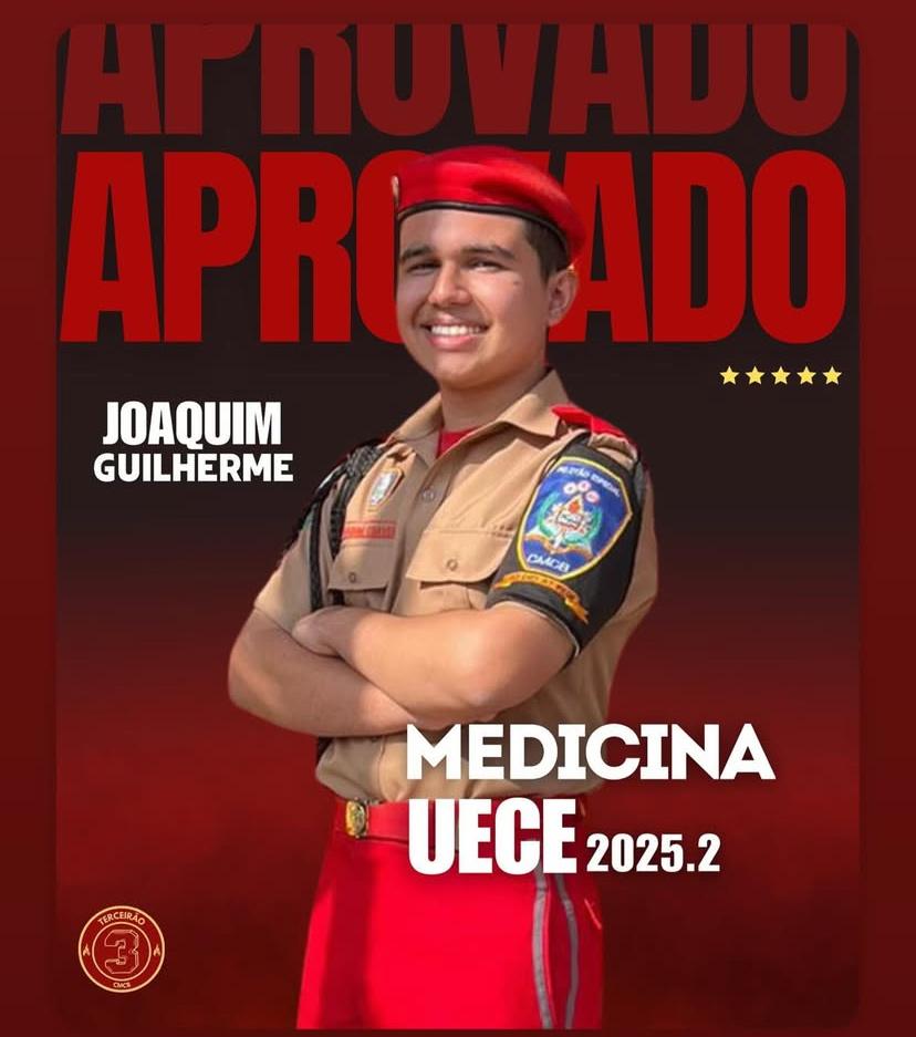 Dois alunos do Colégio dos Bombeiros são aprovados em medicina na UECE