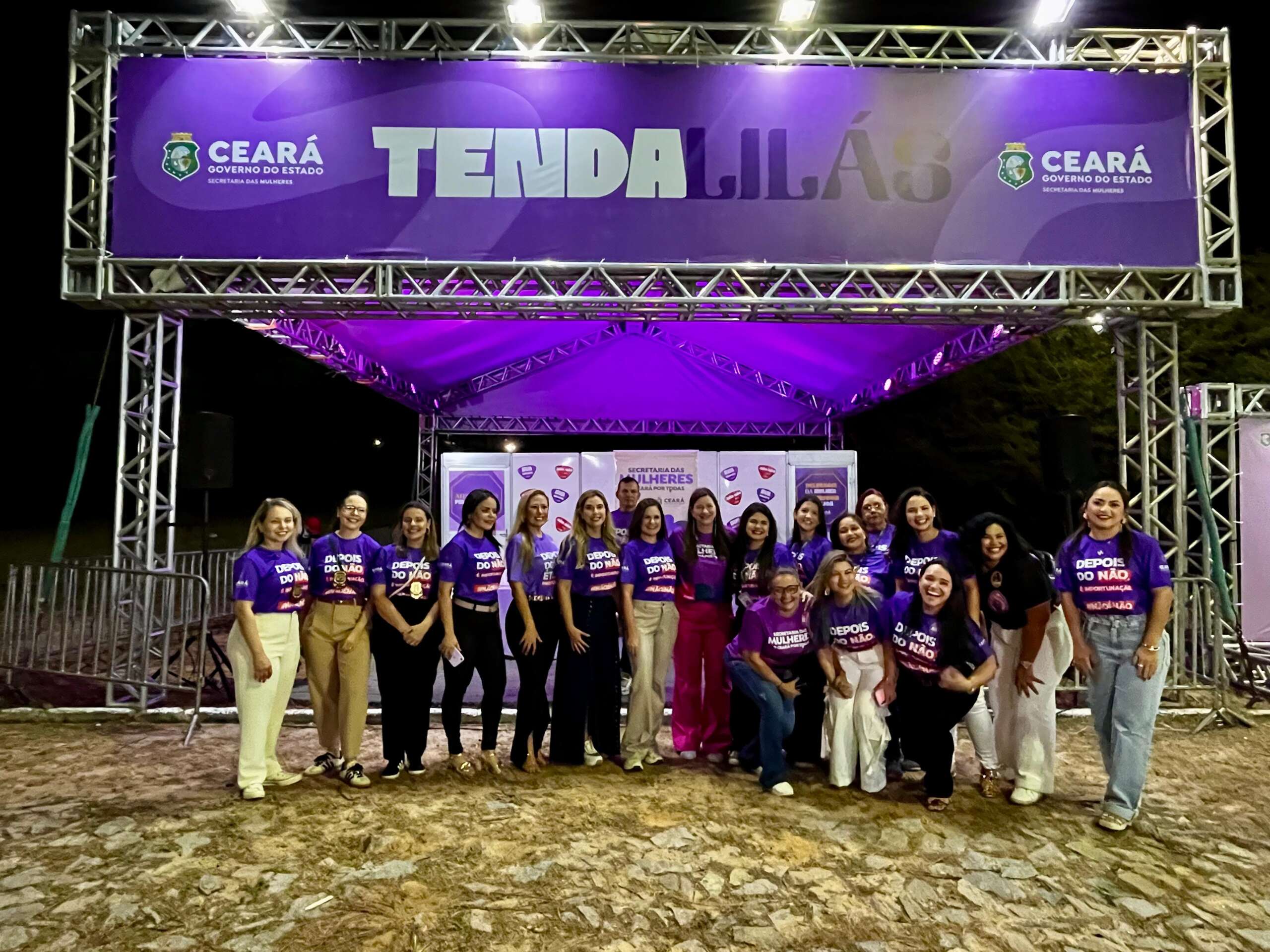 Tenda Lilás marca presença no Fortal 2025 com ações de prevenção e combate à violência contra as mulheres