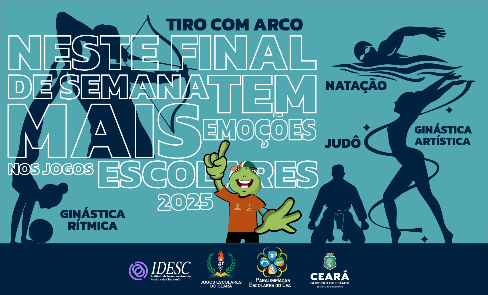 Sesporte divulga boletim dos Jogos Escolares do Ceará – etapa estadual dos dias 1º a 3 de agosto