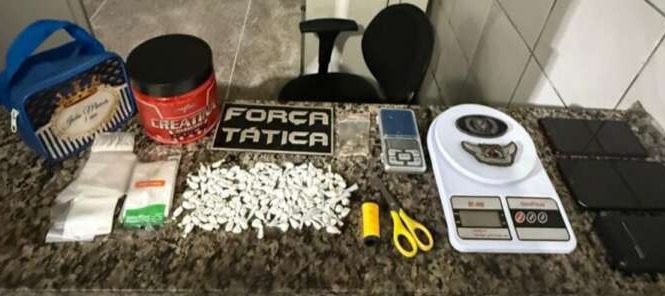 Polícia Militar prende suspeito de tráfico de drogas no bairro Cajazeiras