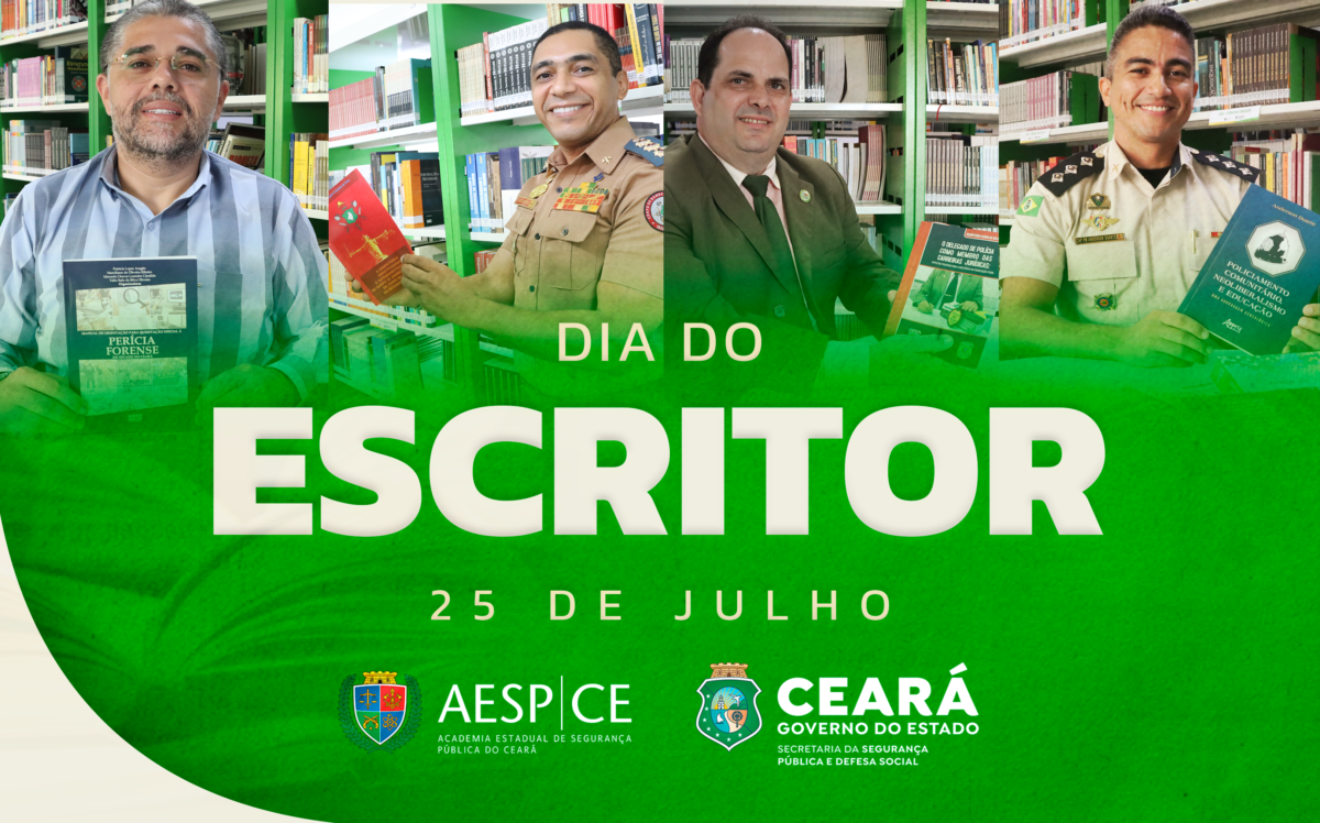 A difusão de conhecimento por profissionais de segurança do Ceará que também são escritores