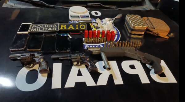 PMCE captura em flagrante nove suspeitos de tráfico de drogas na Região Norte