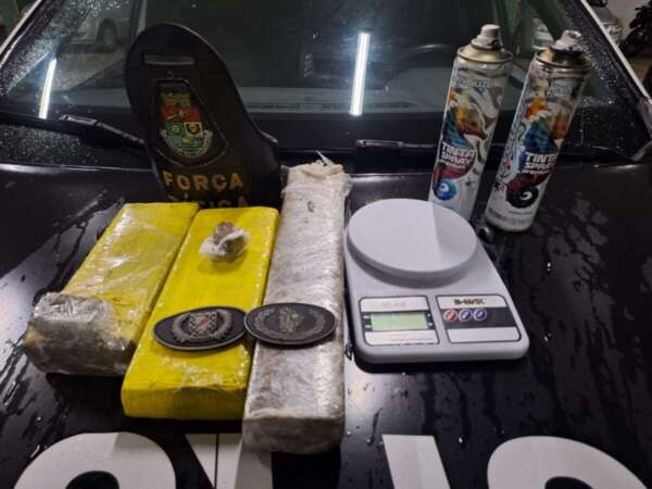 PMCE prende homem com mais de 2 kg de maconha no Vicente Pinzón