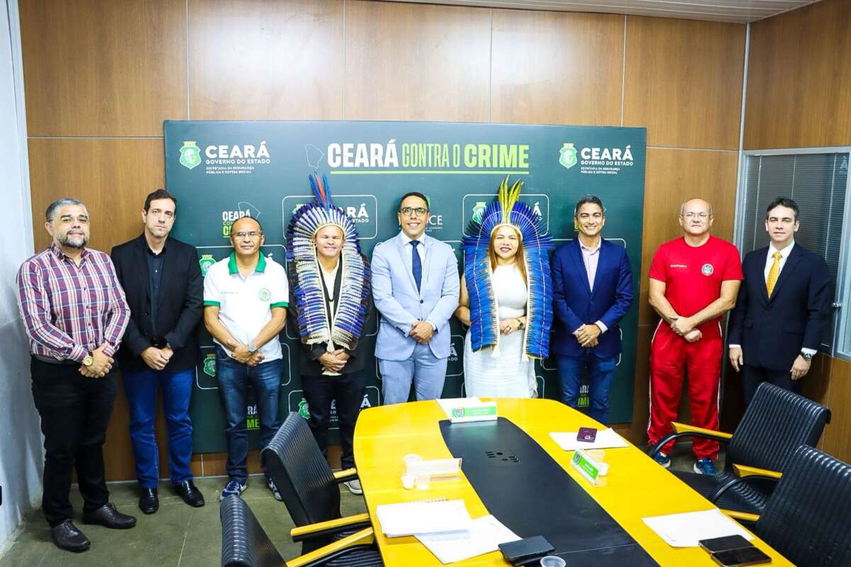 Aesp-CE e Sepin-CE firmam parceria para inclusão de conteúdos sobre povos indígenas na formação de profissionais de segurança