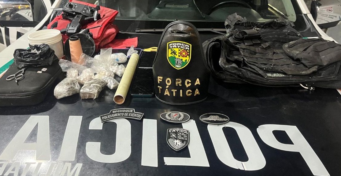 PMCE prende suspeito e apreende drogas em Fortaleza