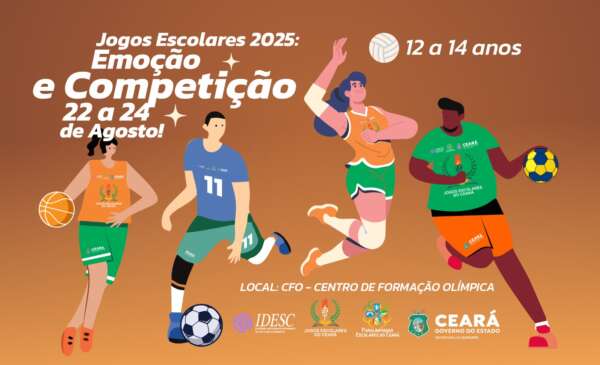 Sesporte realiza a penúltima rodada dos Jogos Escolares do Ceará da etapa estadual