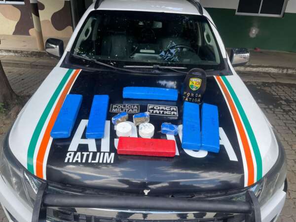 PMCE apreende quase seis quilos de drogas e captura três suspeitos em ação no município de Boa Viagem