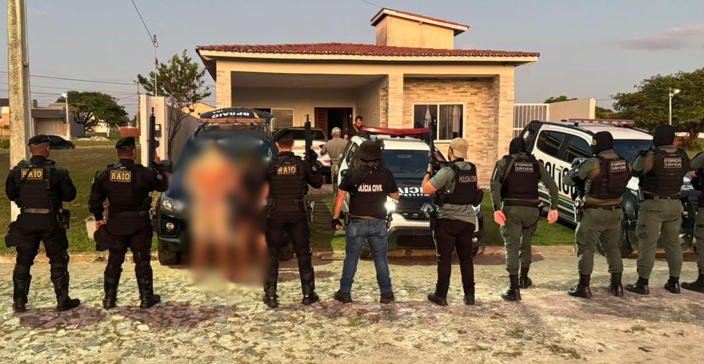 Chefe de grupo criminoso é preso com pistolas e 200 munições durante ação conjunta em Caucaia