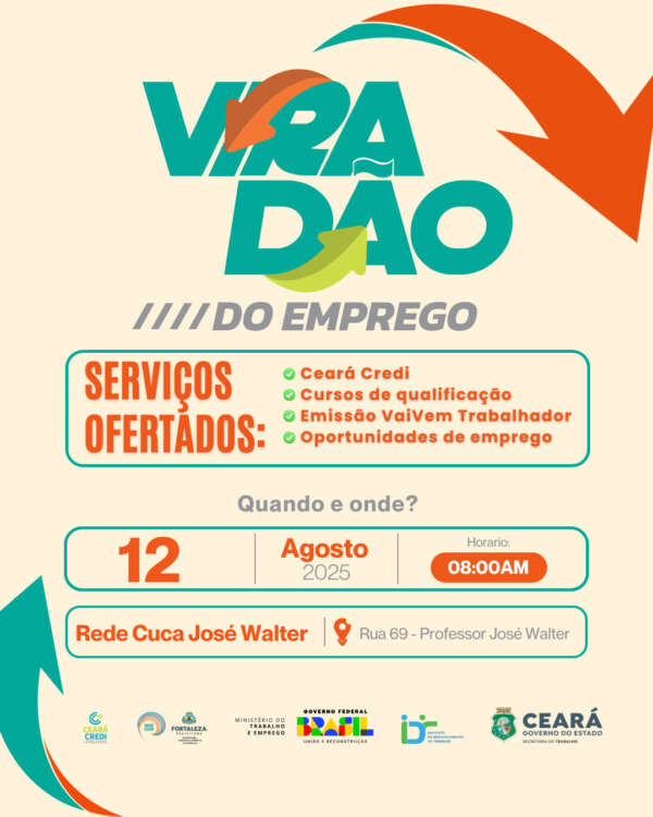 Mutirão de oportunidades para a juventude acontece nesta terça-feira (12/8)