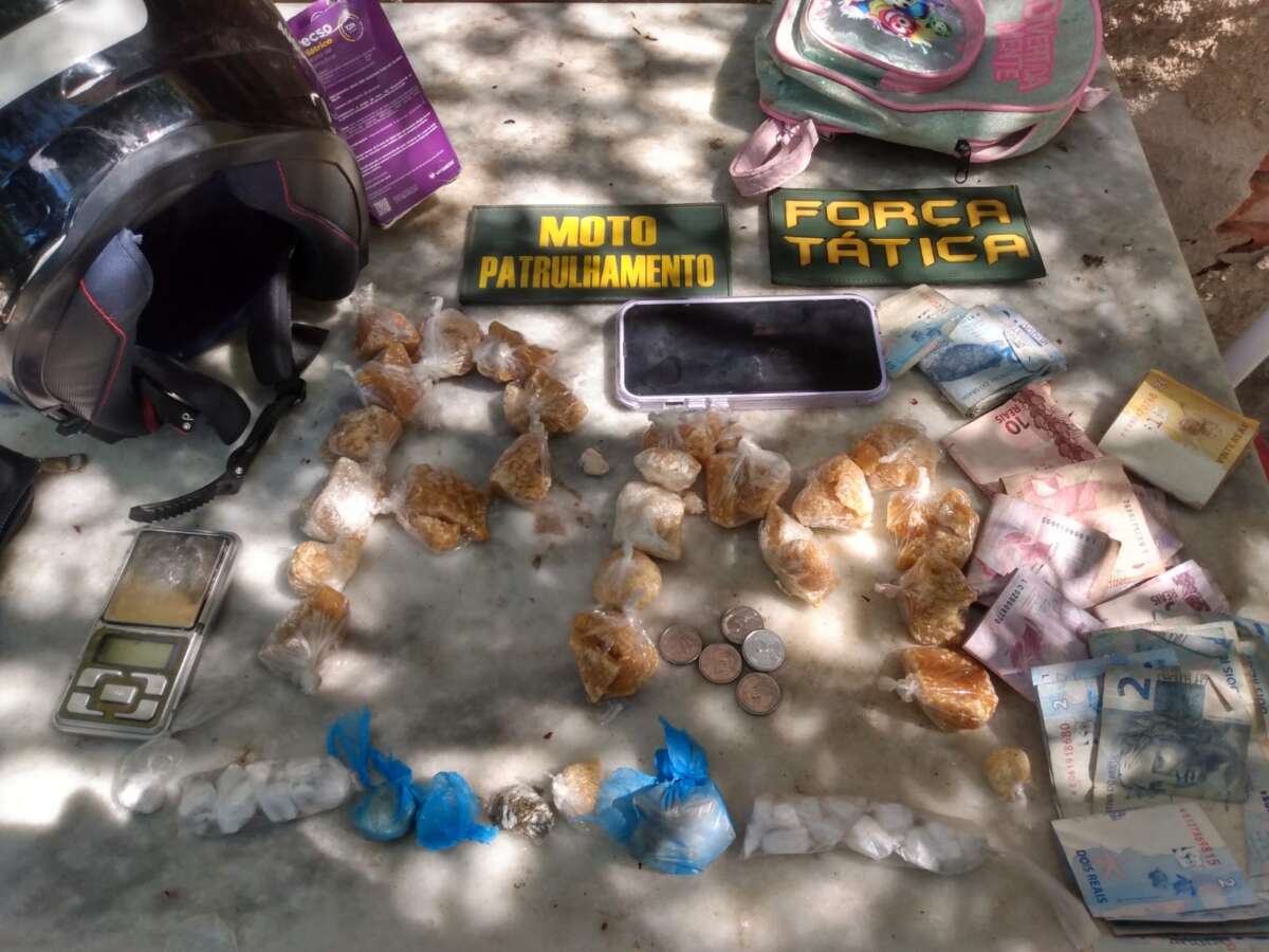 Polícia Militar prende dupla suspeita de tráfico de drogas em Juazeiro do Norte