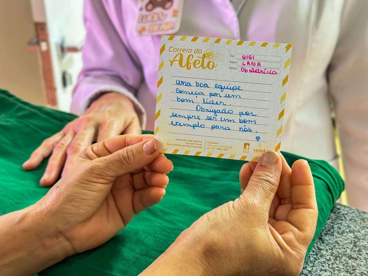 Correio do Afeto: iniciativa aproxima equipes no HGF e reforça laços no Setembro Amarelo