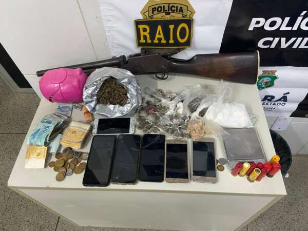 Seis suspeitos de tráfico e porte de arma de fogo presos em Missão Velha