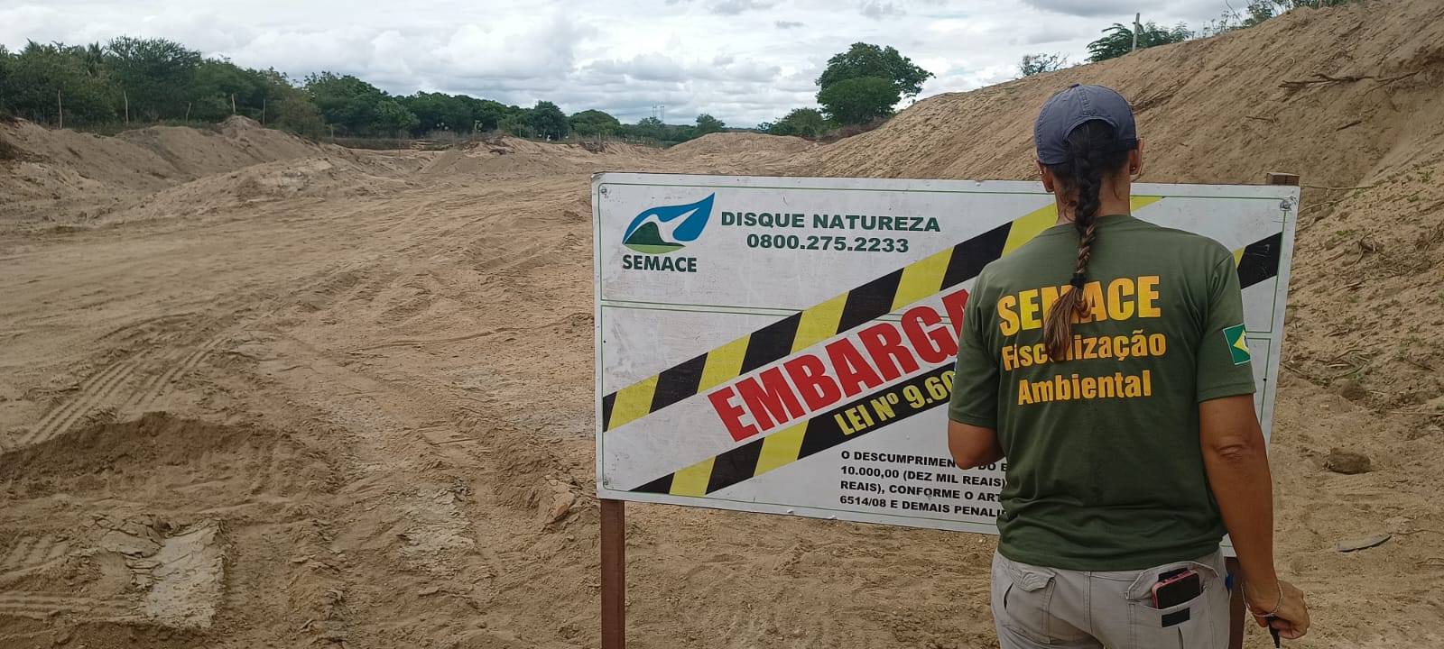 Ausência de licenciamento tem sido principal irregularidade ambiental encontrada pela Semace em 2025