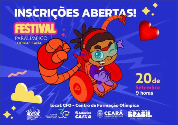 Sesporte abre as inscrições para o Festival Paralímpico