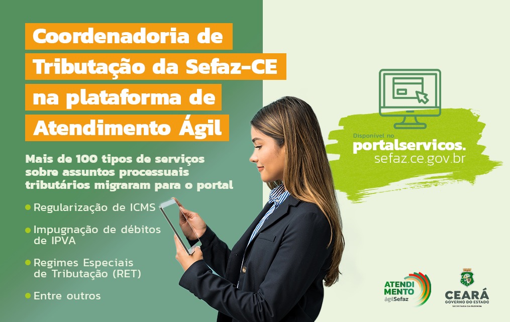 Coordenadoria de Tributação da Sefaz-CE adere à plataforma de Atendimento Ágil