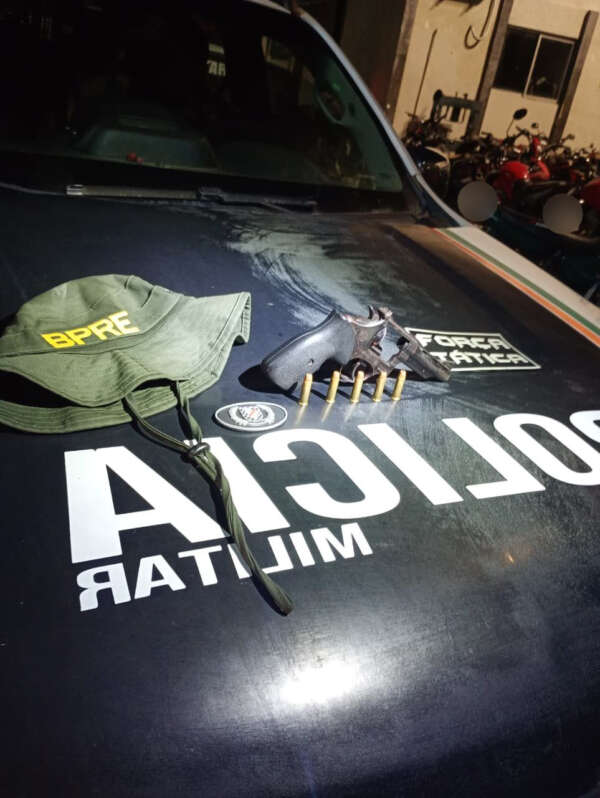 Polícia Militar apreende arma de fogo durante abordagem em Sobral