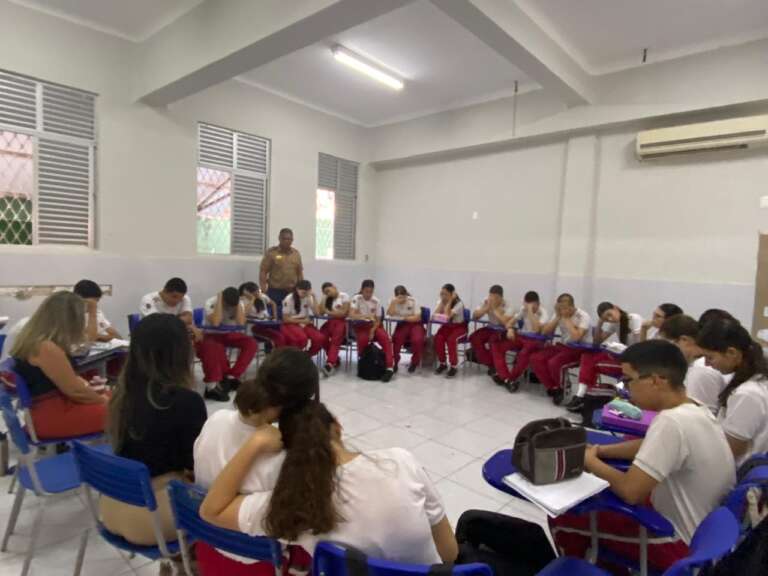 Colégio Militar do Corpo de Bombeiros inicia oficinas de valorização da vida