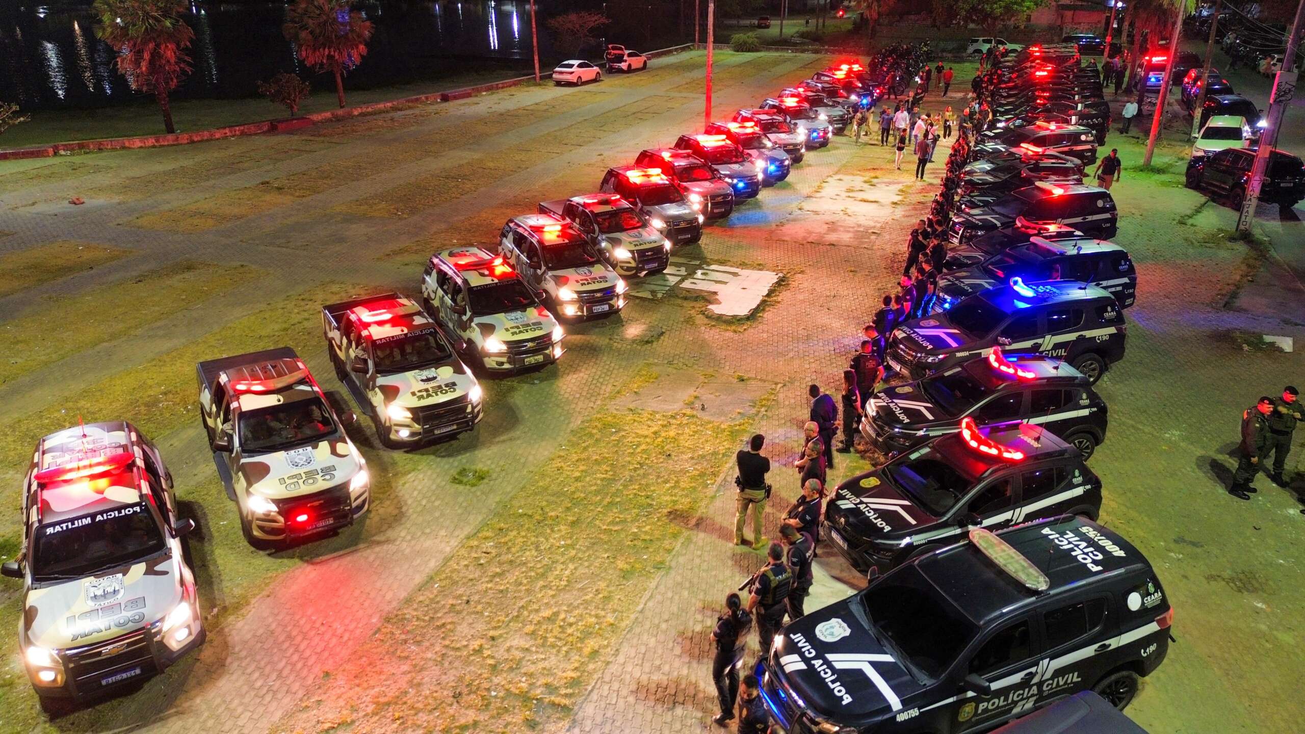 Saturação Total: Governo do Ceará mobiliza mais de 700 policiais em nova operação