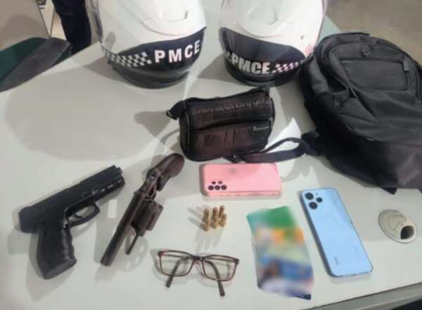 Polícia Militar captura dupla armada e recupera objetos roubados em Pacatuba