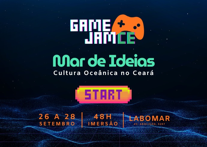 1ª Game Jam CE começa nesta sexta (26), reunindo 16 equipes e 56 participantes em 48 horas de imersão