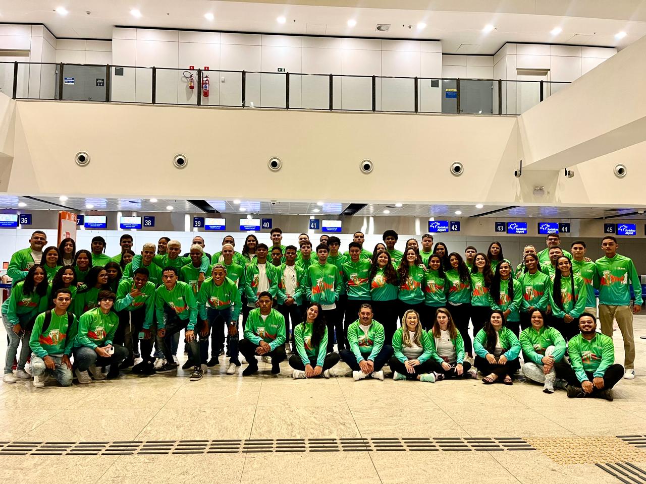 Governo do Ceará envia mais 67 pessoas para participar dos Jogos da Juventude 2025, em Brasília